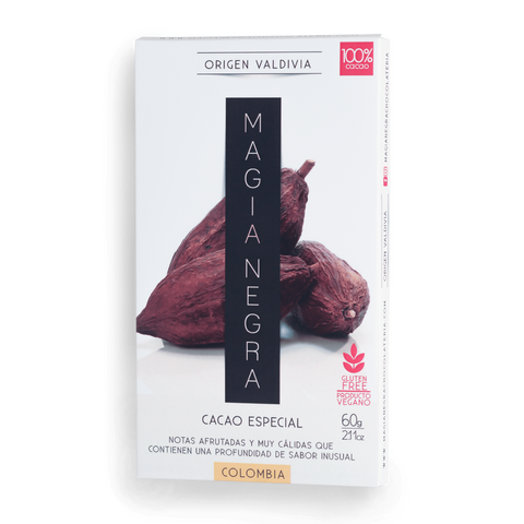 Barra Chocolate 100% sin azúcar - Magia Negra 60g