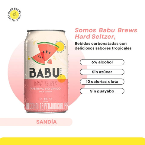 Babu Sandia Hard Seltzer - Babu Brews 330ml
