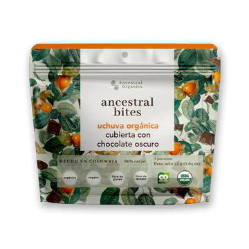Bites Uchuvas Chocolate Org - Ancestral 75g