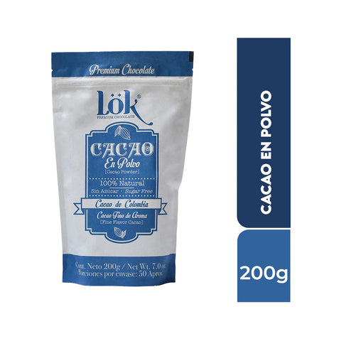Cacao Polvo 100% Natural - LOK 200g