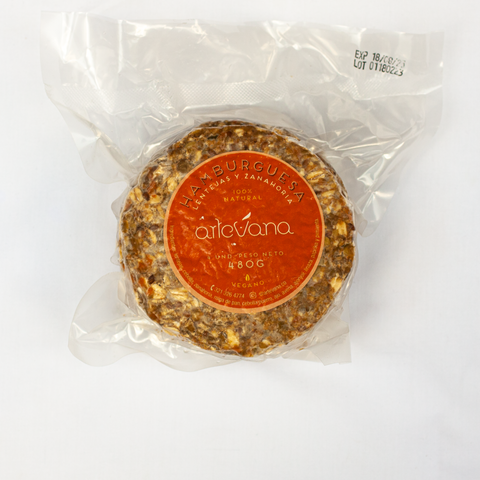 Hamburguesa Vegana Lenteja Zanahoria - Artevana 480g