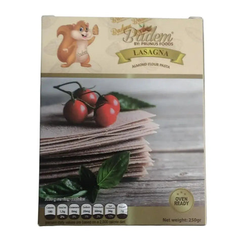 Pasta Lasaña Natural Almendras - Badem 250g