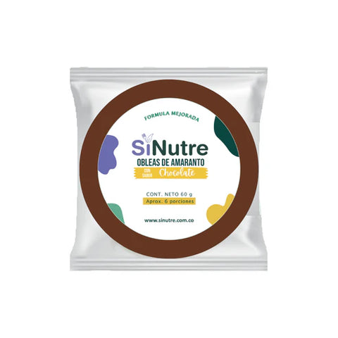Obleas de Amaranto Chocolate - Sinutre 60g