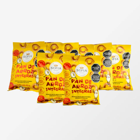 Pan de Arroz Integral X8 SOFIA JARAMILLO 320g