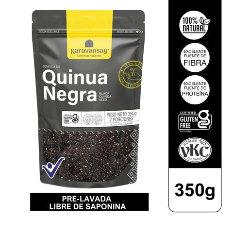 Semilla de Quinua Negra - Karavansay 350g