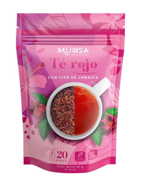 Te Rojo y Flor de Jamaica Munsa 26g BRUNCH MARKET