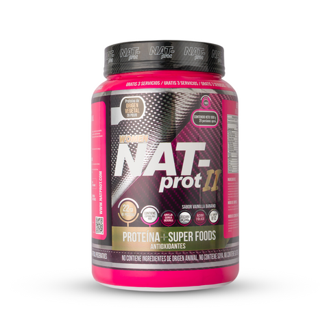 Proteína Vegana + Superfoods Women NAT-PROT II 2Lb