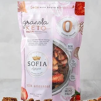 Granola Keto Fresa - Sofia 250G