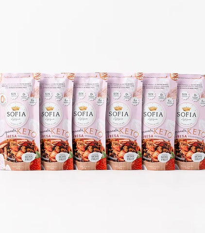 Semanario Granola Keto Fresa x6 - Sofia 250G