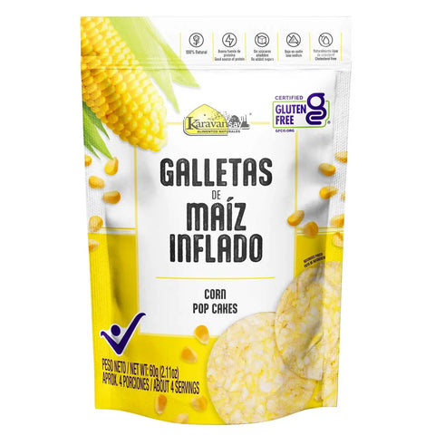 Galletas de Maíz Inflado - Karavansay 60g