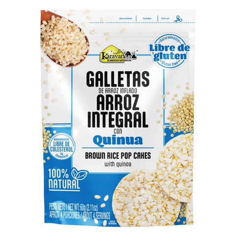 Galletas de Arroz Integral con Quinua - Karavansay 60g