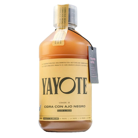 Vinagre Cidra Con Ajo Negro - YAYOTE 500 ml