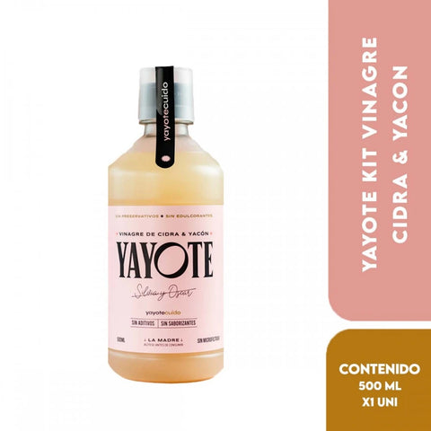 Vinagre de Cidra y Yacón - YAYOTE 500ml