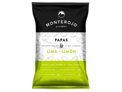 Papas Lima Limón - Monterojo 100g