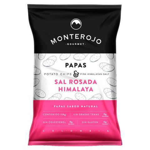 Papas Sal Rosada del Himalaya - Monterojo 115g.