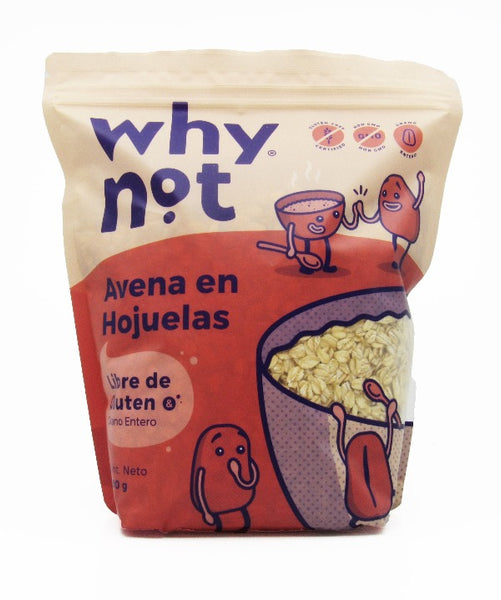 Avena Integral Orgánica Libre de Gluten 1000 GRS – Rico y Orgánico