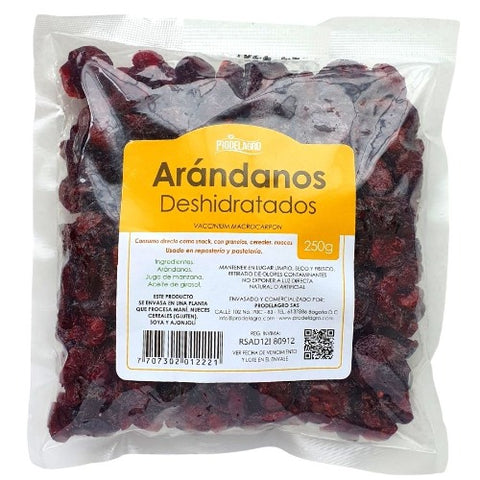 Arándanos Deshidratados - Prodelagro 250g.