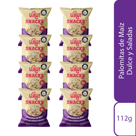 Crispetas Dulce Salada x6 - UAU 120g