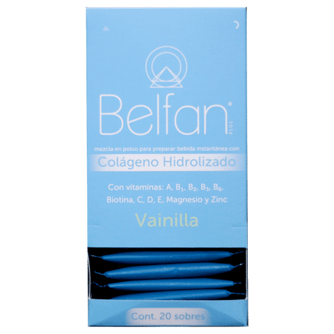 Colágeno Hidrolizado Vainilla x20 - Belfan 100g