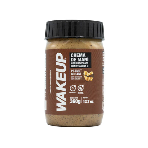 Crema de Maní con Chocolate - Wakeup 360g