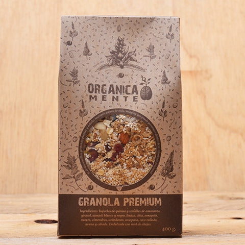 Granola Premium Semillas - Orgánicamente400g.