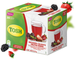 Infusión Caliente Frutos Rojos - Tosh 24g