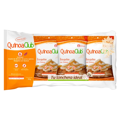 Rosquitas de Quinua Natural x6 - QuinoaClub 90g