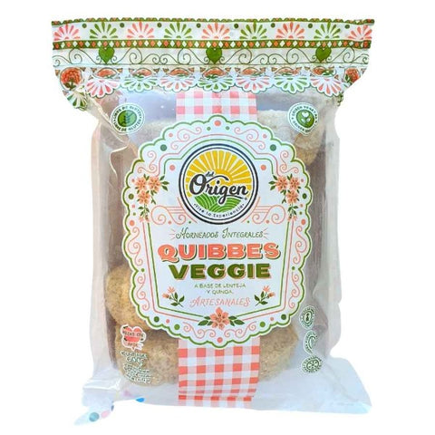 Quibbes veggie - Del Origen x 8 uds.