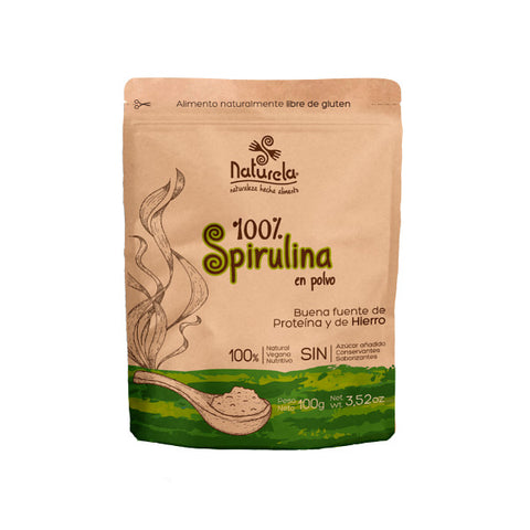Spirulina en polvo - Naturela 100g.