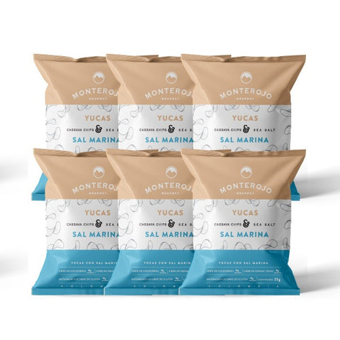 Yucas Sal Marina x6 - Monterojo 150g