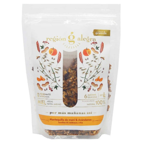 Granola M. de Maní y Arándanos - Región Alegra 320g.