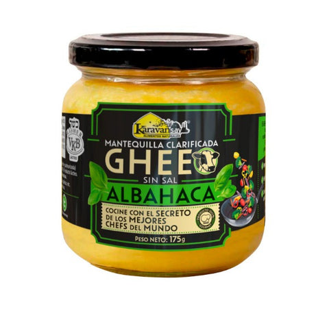 Mantequilla Ghee con Albahaca - Karavansay 175 g.