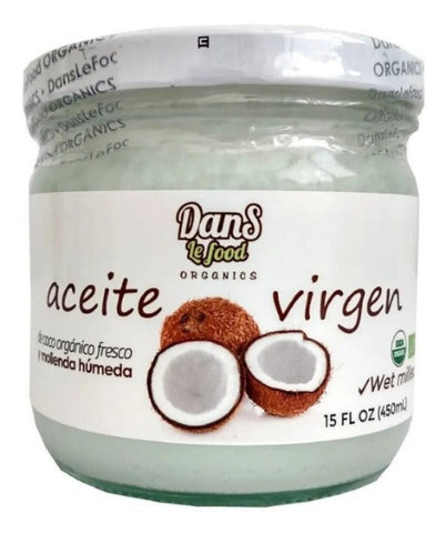 Aceite de Coco Orgánico - Dans Le Food 450ml.