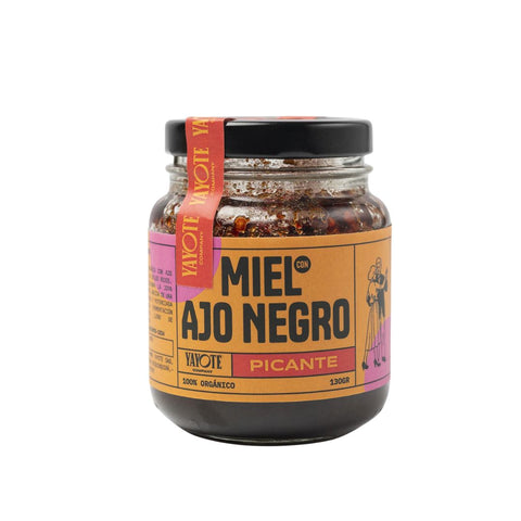 Miel con Ajo Negro Picante - YAYOTE 500g