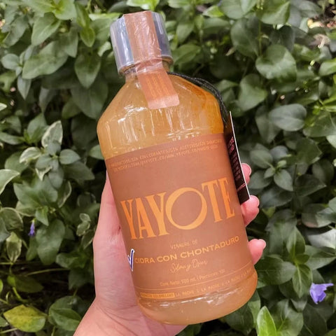 Vinagre Cidra Con Chontaduro - YAYOTE 500 ml