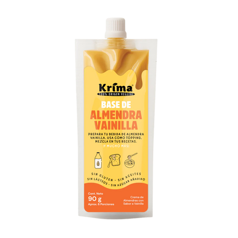 Base para Leche de Almendras Vainilla - Krima 90g