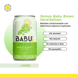 Babu Limon Hard Seltzer - Babu Brews 330ml