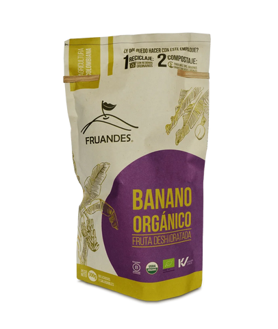 Banano deshidratado Orgánico - Fruandes 300g