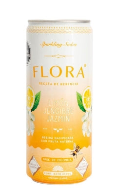 Soda Limon Jengibre Jazmin FLORA 310ml
