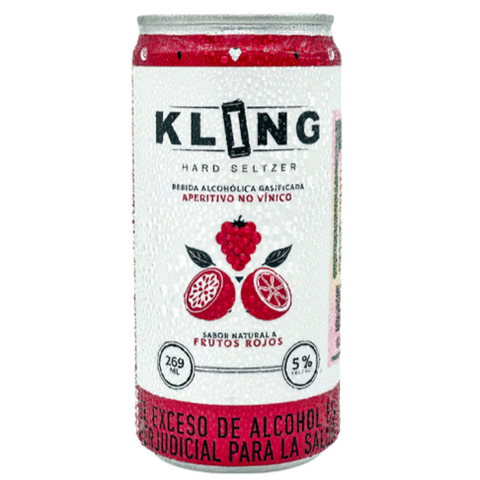 Bebida Hard Seltzer Frutos Rojos - Kling 269ml