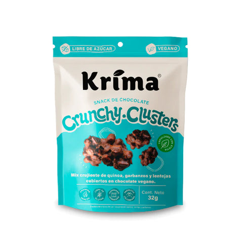Crunchy Clusters Snack con chocolate – Krima 32g