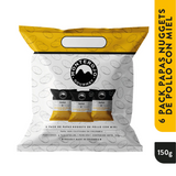 Six Pack Papas Pollo Miel - Monterojo 150g