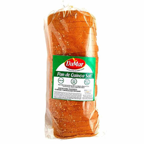 Pan Quinua Sal Tajado  - Damar 450g