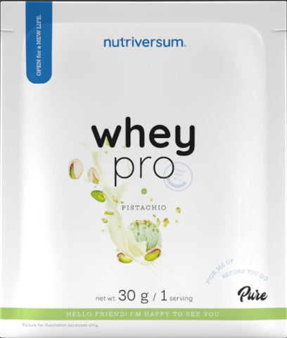 Proteina Whey Pro Pistacho Sachet NUTRIVERSUM 30g