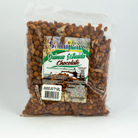 Quinoa Pop Extruida Chocolate - Salugran 500g