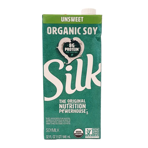 Bebida de Soya Organica Unsweet- Silk  946ml