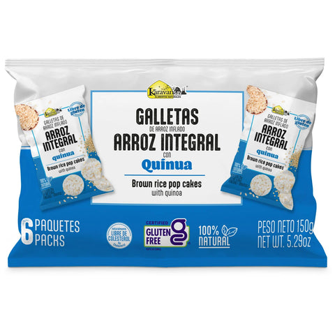 Galletas Arroz Inflado Quinoa x6 - Karavansay 150g