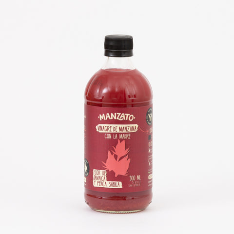 Vinagre de Manzana Flor de Jamaica - Manzato 500ml