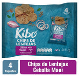 Chips de Lenteja Cebolla Maui x4 - Kibo 112g.