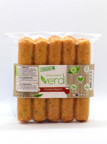 Chorizo Vegano x5 - Verdi 250g